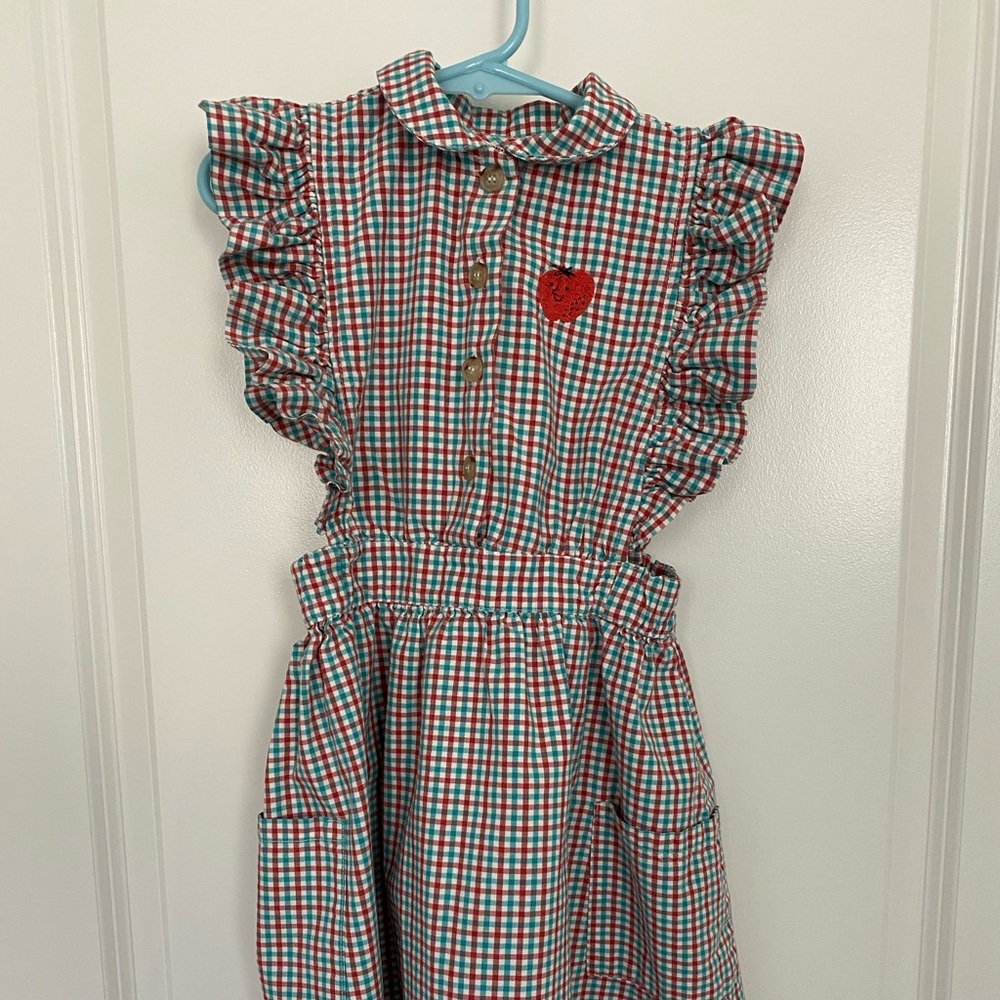 Bono Choses Checkered Dress Size 4-5